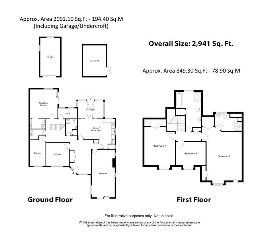 Clevedon House for sale Floorplan